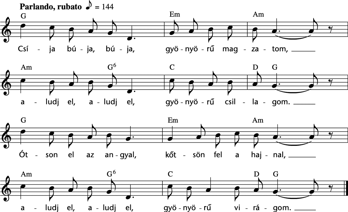 Noten 'Csija buja'